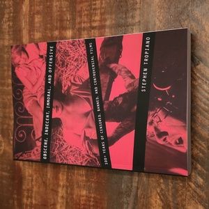 Book Obscene Indecent Immoral and Offensive by Stephen Tropiano NEW PAPERBACK
